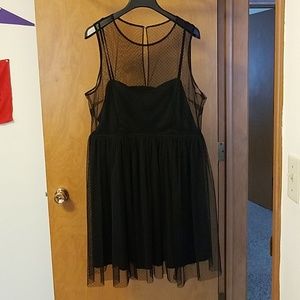Lauren Conrad Black Tulle Dress